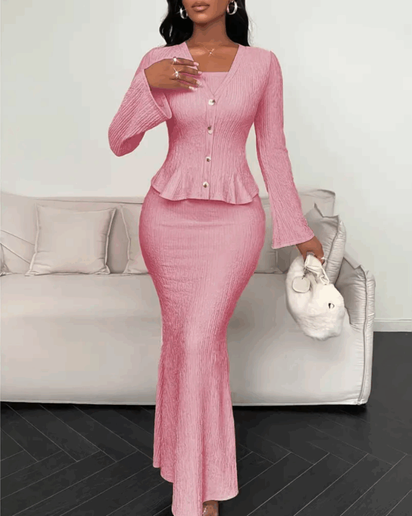 Ensemble robe camisole (22.000Fcfa) – Image 4