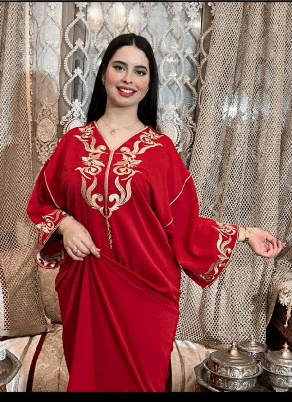 Boubou soirée rouge (12.000Fcfa)