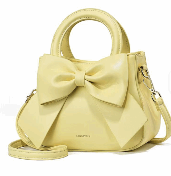 sac bandoulière cuir avec nœud (8.000Fcfa) – Image 4